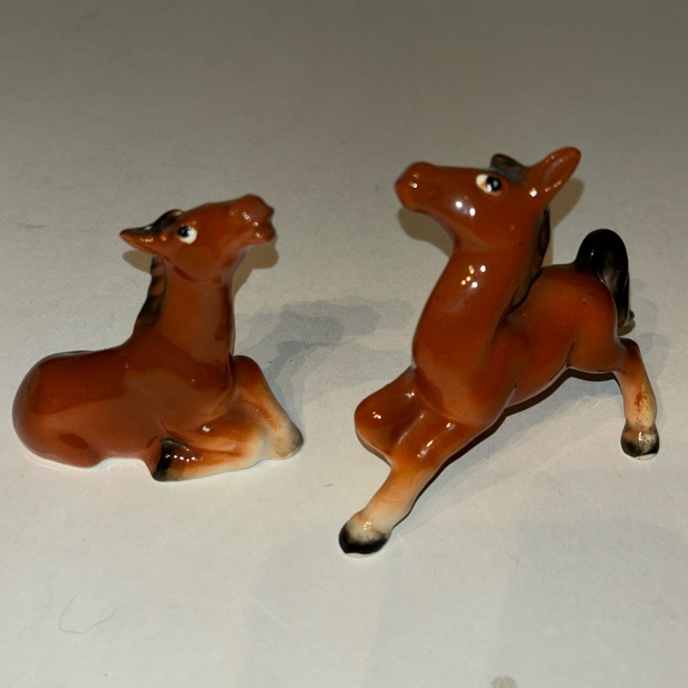 Vintage Relco Horse Salt and Pepper Shakers